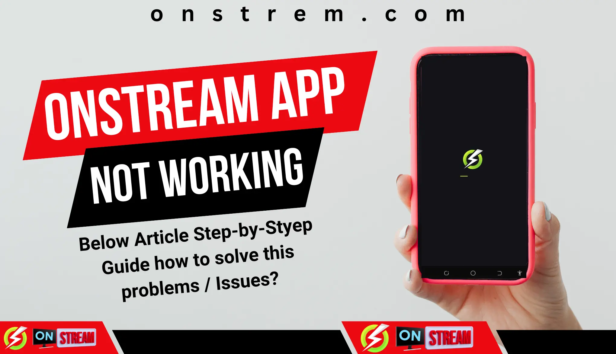 onstream app not working